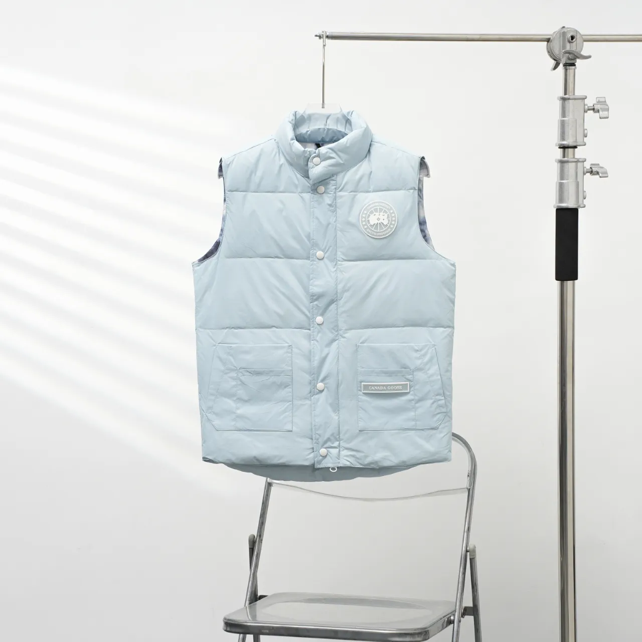 P400 CANADA GOOSE丨Canada Goose Glacier Stand Collar Down Vest Color: Light Blue Size: XS-XXL